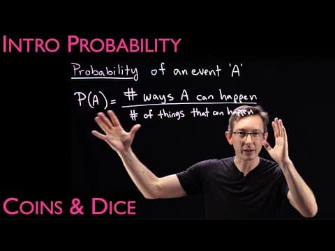 Gentle Introduction to Probability: Counting Coin Flips and Dice thumbnail