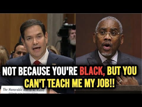 Trump's Sec. Of State Marco Rubio CALMLY SCHOOLS ARROGANT Democrat CongressMan During FIERY Hearing. thumbnail