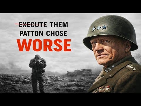 Patton Had the Legal Right to EXECUTE Them — He Chose Something WORSE! thumbnail