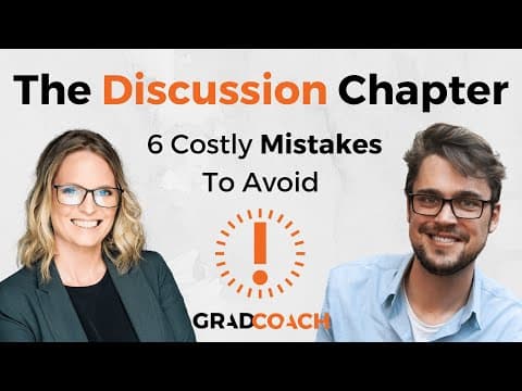 Dissertation Discussion Chapter 101: 6 Costly Mistakes To Avoid (With Examples) thumbnail