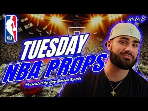 NBA Player Props Today 10/21/2025 | FREE NBA Best Bets and Player Props thumbnail