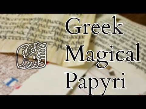 Greek Roman Egyptian Magic - Greek Magical Papyri - Books of Magic thumbnail