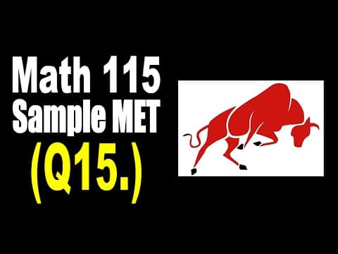 How to Identify the Correct Linear Equation in MCQs thumbnail