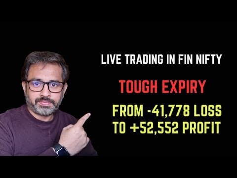 Live Trading in Fin Nifty - From  -41,778 Loss to +52,552 Profit thumbnail