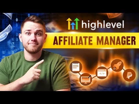 How To Build Your Own Affiliate Program Inside GoHighLevel (Step-By-Step Tutorial) thumbnail