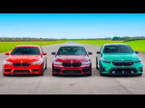 New BMW M5 Generations DRAG RACE thumbnail