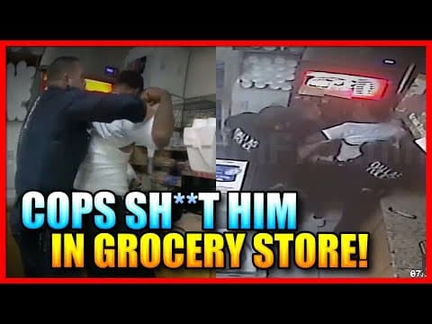 Cops Confront Man in Grocery Store After 911 Call — Ends in D**dly Sh**ting thumbnail