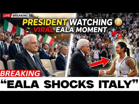 Viral Moment: Italy President Shakes Hands with Alex Eala at Italian Open thumbnail