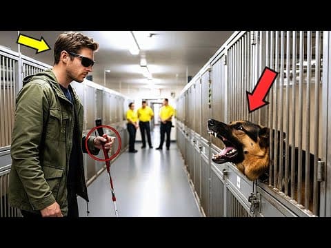 Blind Veteran Meets the Most Dangerous Retired Police Dog — What the Dog Did Next Shocks Everyone! thumbnail