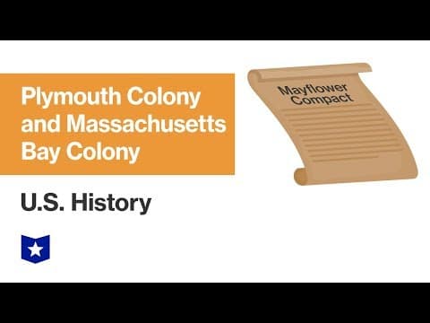 U.S. History | Plymouth Colony and Massachusetts Bay Colony thumbnail