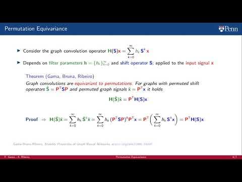 GNN Short Course Chapter 7 - Permutation Equivariance thumbnail