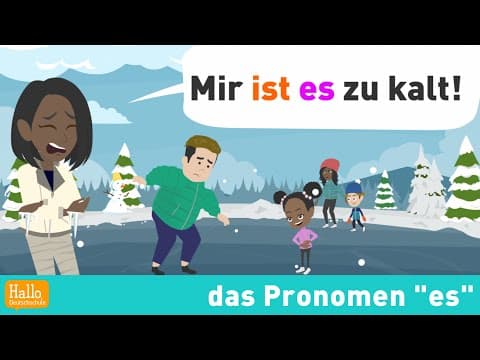 Deutsch lernen B1 | Das Pronomen "es" und seine Funktionen | Mit Quiz! thumbnail