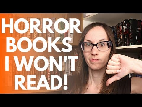 Horror Books I Won't Read! #horrorbooks #antiTBR thumbnail