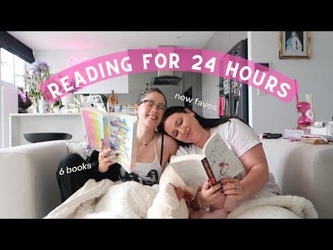 reading 6 books in 24 hours | BESTIE 24 HOUR READATHON thumbnail