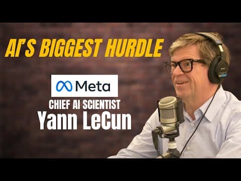 Yann LeCun: We Won't Reach AGI By Scaling Up LLMS thumbnail