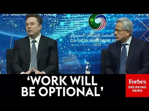 FULL: Elon Musk Makes Shocking Future Predictions At U.S.-Saudi Arabia Forum Alongside Jensen Huang thumbnail