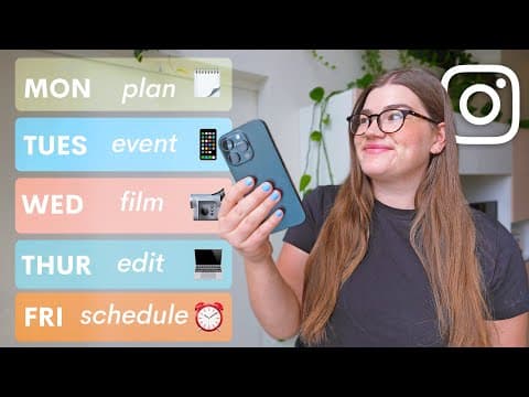 My Weekly Instagram Content Creation Routine 2025 thumbnail
