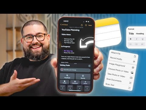 Apple Notes is Shockingly Good – 30+ Features & Tips thumbnail