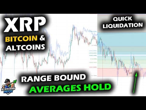 QUICK LIQUIDATION Keeps Market Trapped in Moving Averages for Bitcoin Price Chart, Altcoins and XRP thumbnail