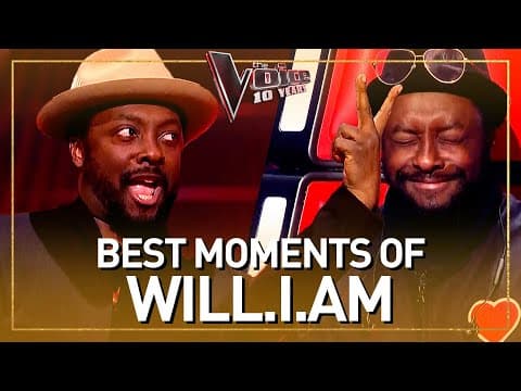 Our 10 FAVORITE moments of coach WILL.I.AM in The Voice thumbnail