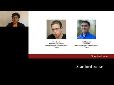Stanford Webinar: Building Your Shield: Mapping the Cybersecurity Market, Dan Boneh and Neil Daswani thumbnail