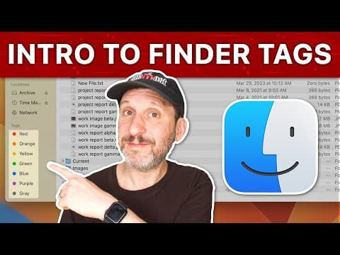 An Introduction To Mac Finder Tags thumbnail