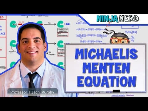 Biochemistry | Michaelis-Menten Equation thumbnail