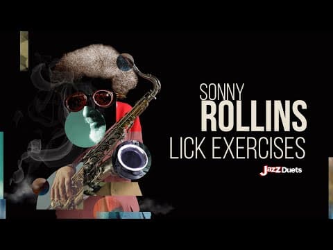 SONNY ROLLINS (Mind blowing) Lick tutorial + exercises thumbnail