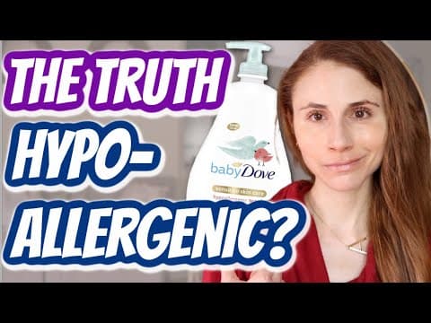 The TRUTH ABOUT HYPOALLERGENIC skin care products| Dr Dray thumbnail