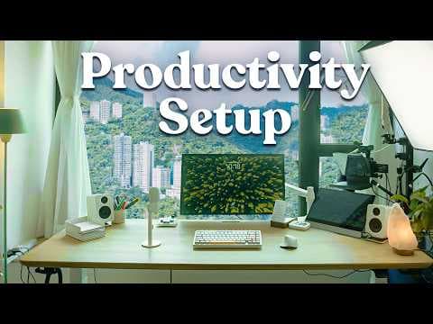 My Productivity Desk Setup Tour (2026) thumbnail