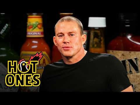 Channing Tatum Punches Back While Eating Spicy Wings | Hot Ones thumbnail