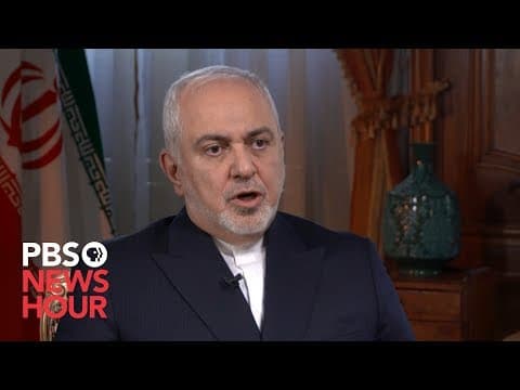 WATCH: Iranian Foreign Minister Mohammad Javad Zarif says 'nothing is inevitable' with U.S. and Iran thumbnail