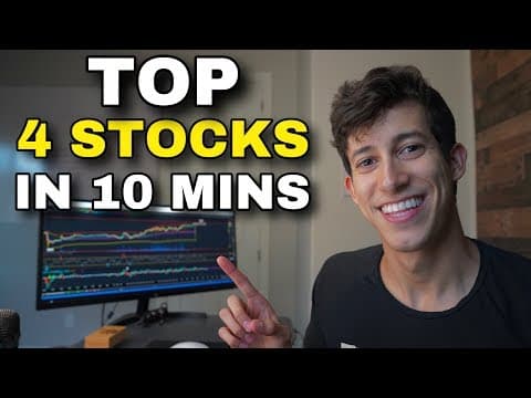 TOP 4 STOCKS THIS WEEK | TECHNICAL ANALYSIS thumbnail