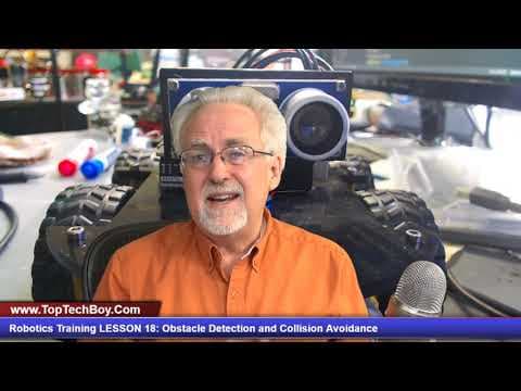 Robotics Training LESSON 18: Obstacle Detection and Collision Avoidance thumbnail