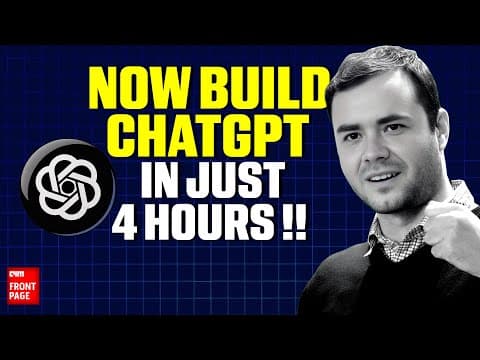 Now Build ChatGPT Just in 4 Hours With Karpathy’s Nanochat thumbnail