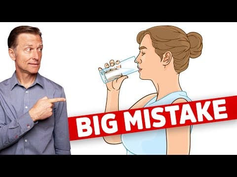 #1 Big Mistake People Make When Drinking Water thumbnail