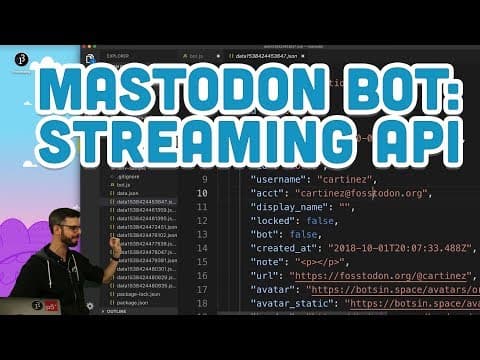 4.5: Mastodon Bot - Streaming API thumbnail