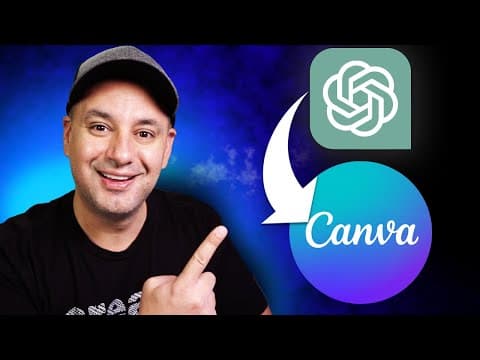 ChatGPT Can Now Design Anything - Canva Plugin Tutorial thumbnail