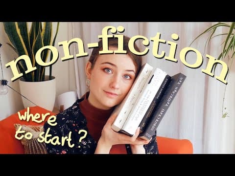 EASY non-fiction book recommendations for beginners thumbnail