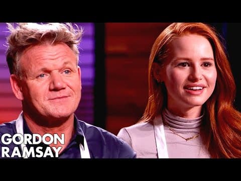 Gordon Ramsay vs Madelaine Petsch In VEGAN MASTERCHEF COOK OFF! thumbnail