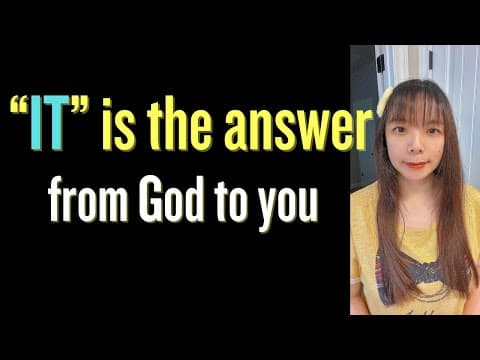 Important message: God said, "THESE" are the answers for you! #propheticword #wordofgod thumbnail