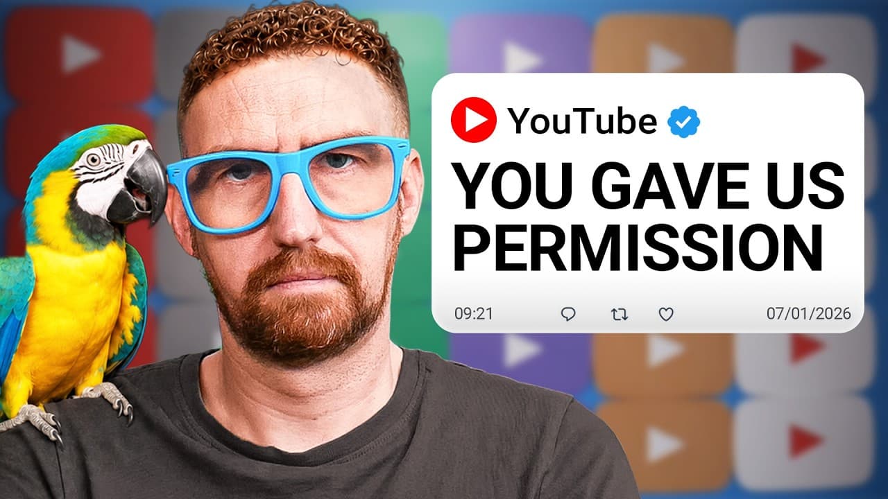 YouTube video player