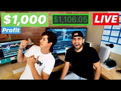 How I Made $1,000 In 1 Day Investing In The Stock Market thumbnail