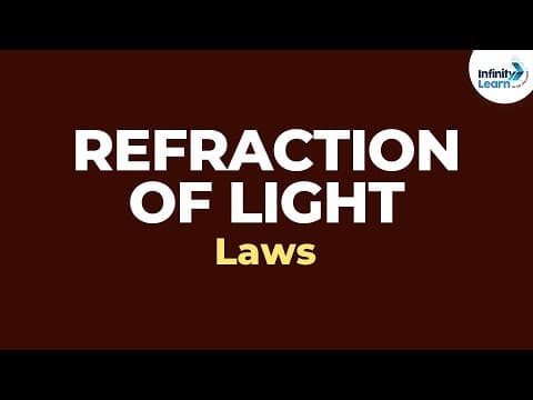 Laws of Refraction of Light | Don't Memorise thumbnail