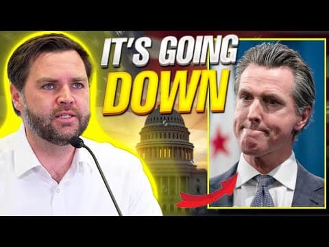 You Won't Believe What VP Vance Just Did To Gavin Newsom's Face... He's DONE thumbnail
