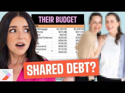 Shares Debt with Sister?? | Millennial Real Life Budget Review Ep. 20 thumbnail