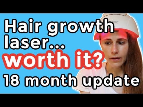 iRestore hair growth laser 18 month update. Is it worth it?| Dr Dray thumbnail