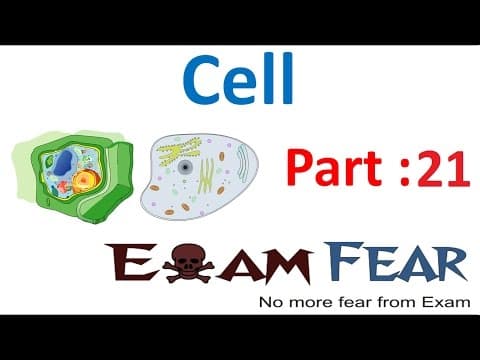 Biology Cell Part 21 (Plant vs Animal Cell) Class 8  VIII thumbnail