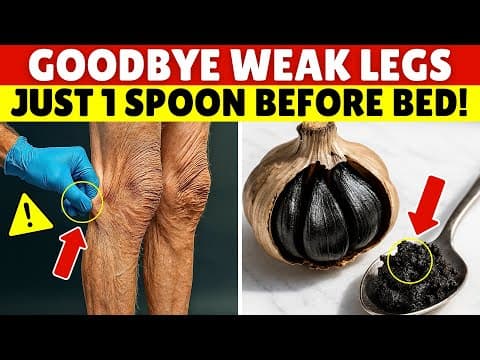 Over 75? Weak Legs? Eat THIS 1 Food Before Sleep to Rebuild Muscle INSTANTLY | Senior Health Tips thumbnail