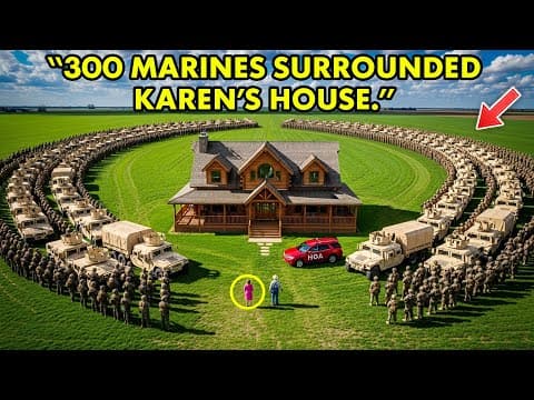 HOA Karen Ordered Me to Leave My Own Ranch — The Next Day, 300 Marines Surrounded Her House thumbnail